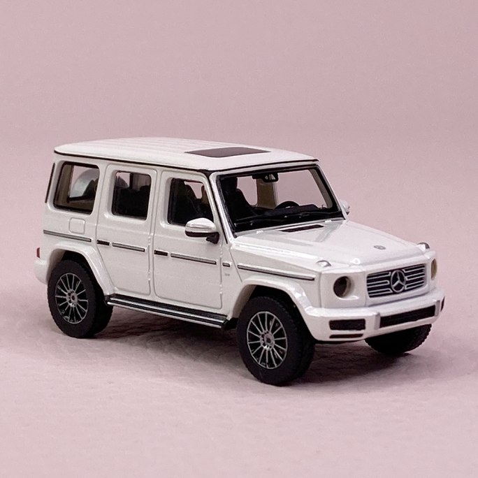 Mercedes G500, Blanc, 2018 - MINICHAMPS 870 037402 - HO 1/87