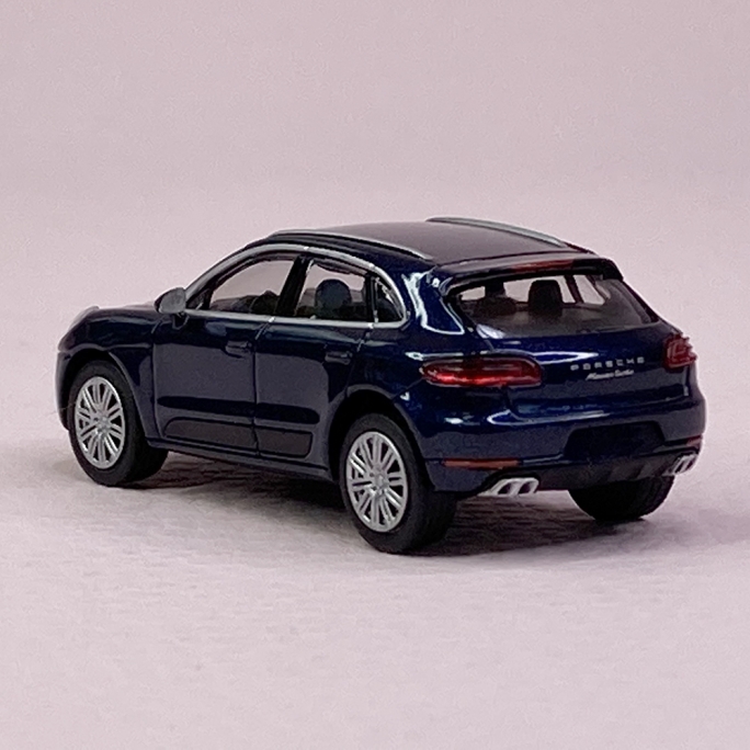 Porsche Macan Turbo 2013 Bleu métallisé - MINICHAMPS 870 067004 - HO 1/87