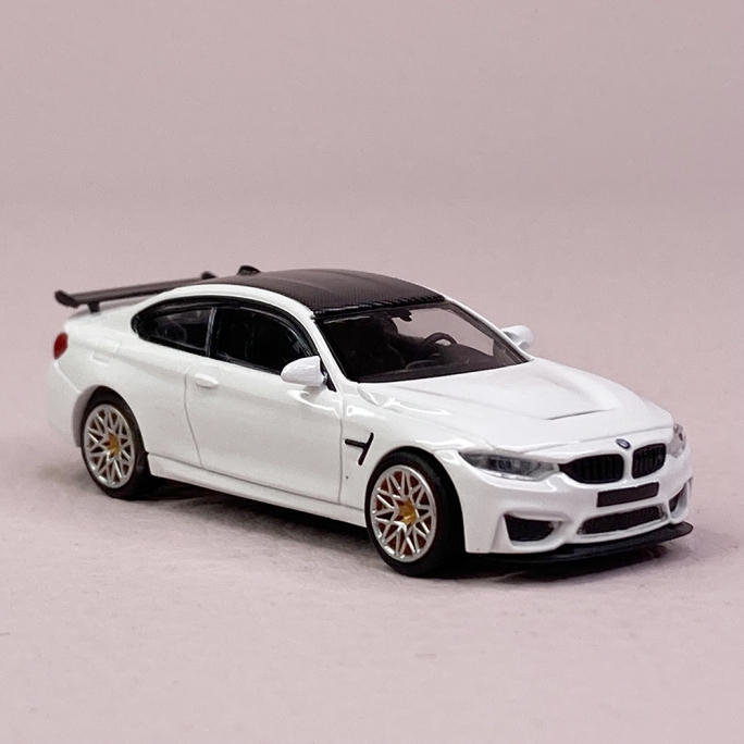 BMW M4 GTS 2016 Blanche - MINICHAMPS 870 027105 - HO 1/87