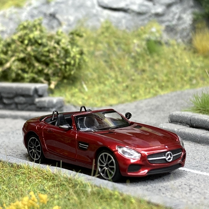 Mercedes AMG GT S Roadster, 2015 - MINICHAMPS 870 037134 - HO 1/87