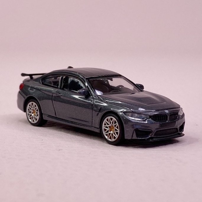 BMW M4 GTS 2016 Gris métallisé - MINICHAMPS 870 027107 - HO 1/87