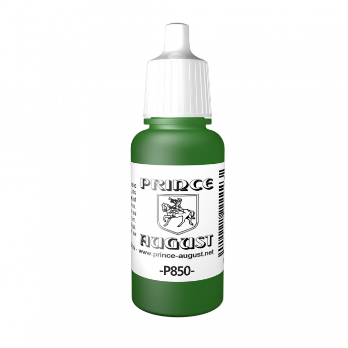 Peinture Acrylique, 17ml, Vert Olive Moyen - PRINCE AUGUST P850