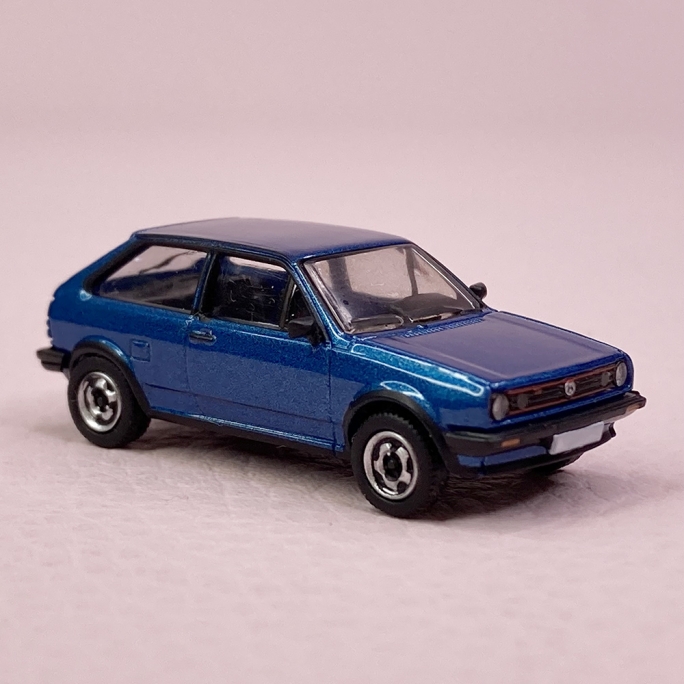 Volskwagen Polo II, Coupé G40, Bleu métal - PCX 870203 - HO 1/87