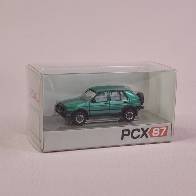 VW Golf II, Country, Vert Métal - PCX870204 - HO 1/87