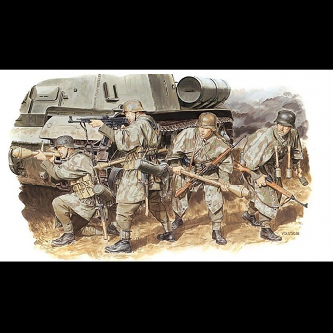 Infanterie Allemande Platoon 1942 / 44 - ZVEZDA 8078 - 1/72