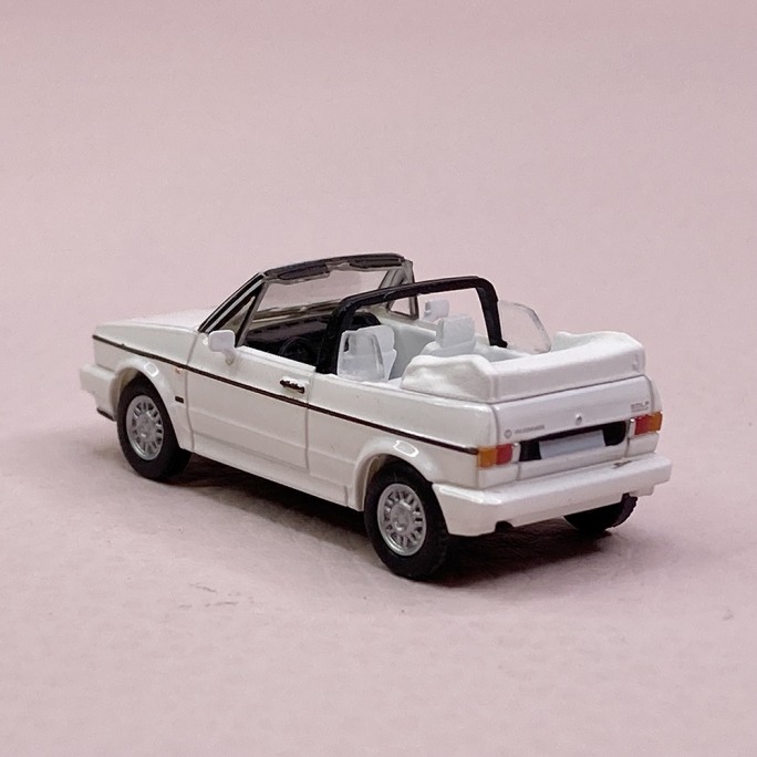 VW Golf 1 Cabriolet Blanc - PCX870308 - HO 1/87