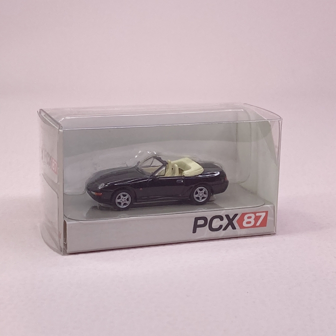 Porsche 968 Cabriolet Noir - PCX870183 - HO 1/87