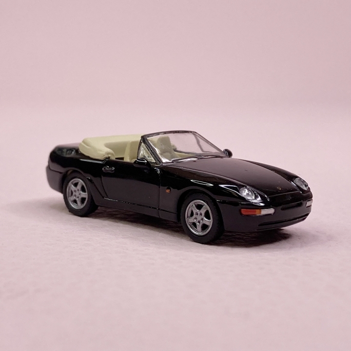 Porsche 968 Cabriolet Noir - PCX870183 - HO 1/87