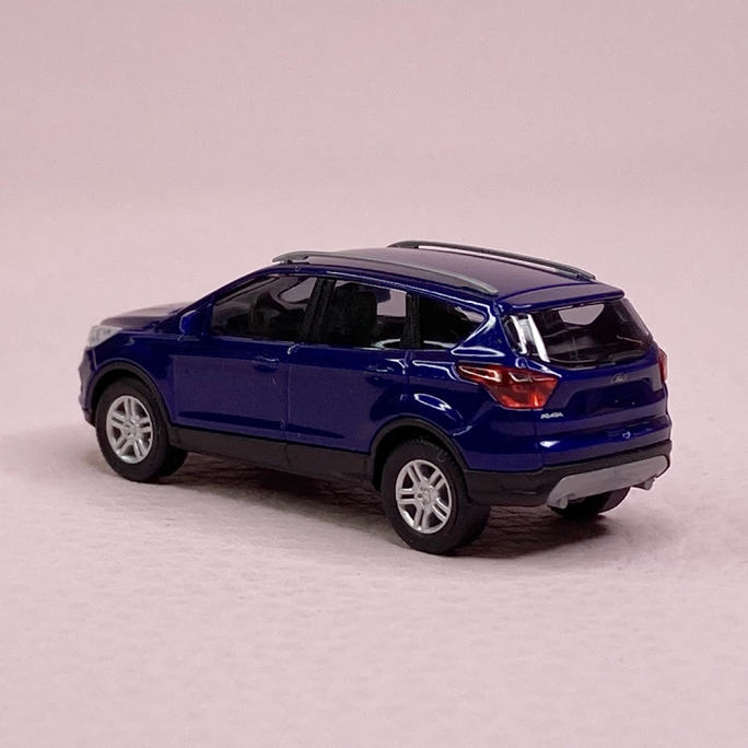 Ford Kuga 2017, Bleu Foncé Métallisé - BUSCH 53510 - HO 1/87