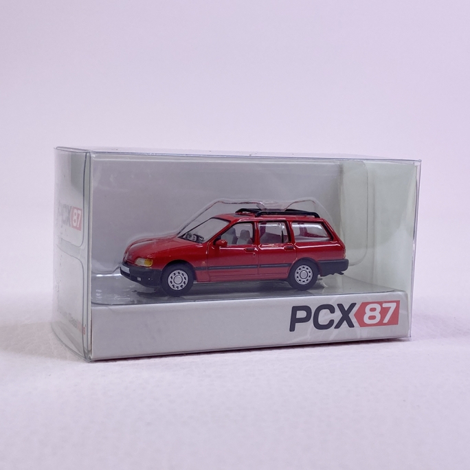 Ford Sierra Break Rouge - PCX870281 - HO 1/87