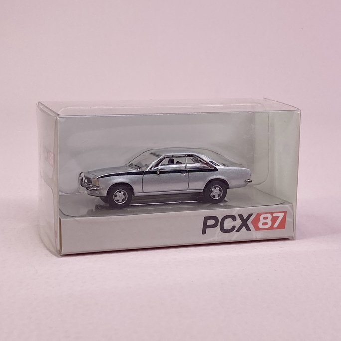 Opel Commodore B coupé Argent / Noir - PCX870345 - HO 1/87