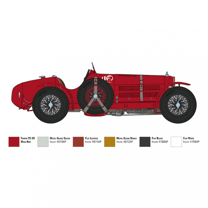 Alfa Romeo 8C 2300 Roadster - 1/12 - ITALERI 4708