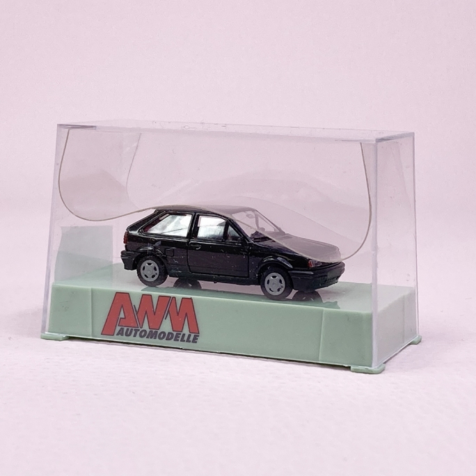 VW Polo II coupé restylée (2F), Noir - AWM 0030 - HO 1/87