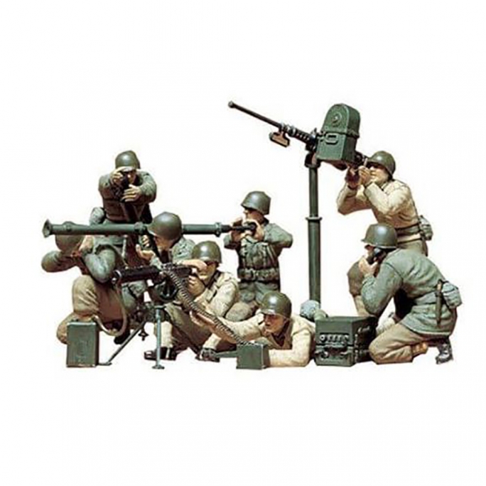 US gun & mortar team set  - 1/35 - TAMIYA 35086