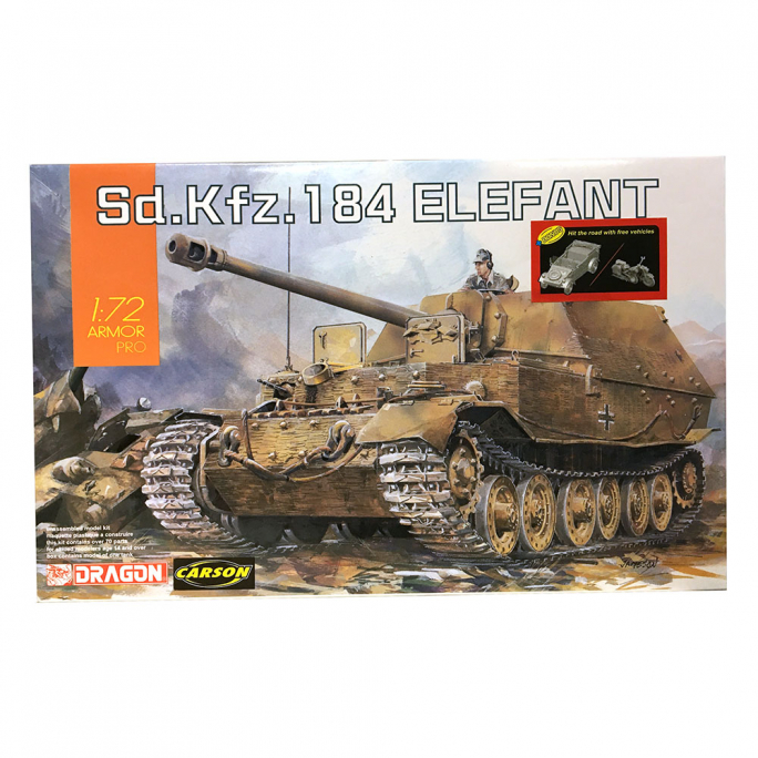 Char SD.Kfz.84 Elefant - DRAGON 7515 - 1/72