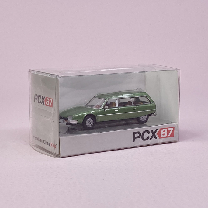 Citroën CX break, Vert Métal - PCX 870415 / SAI 2497 - HO 1/87