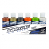 Peintures Aérographe, Carrosseries RC, Couleurs Nacrées (x6), 60ml - Pro Line 632302