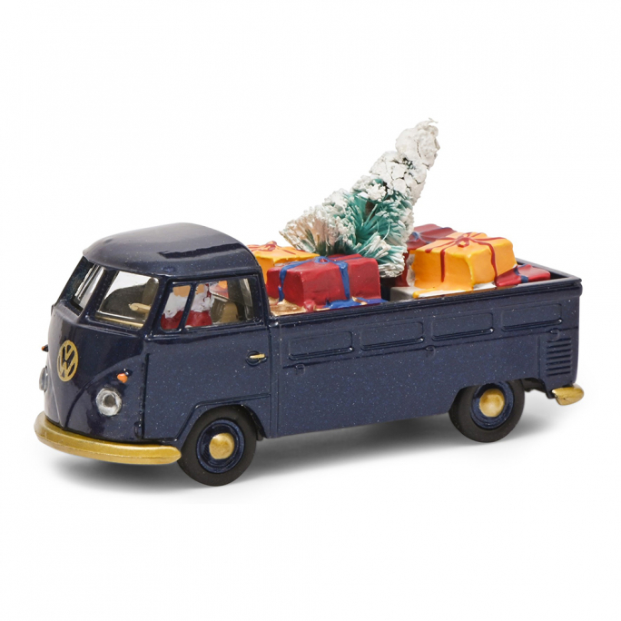 Volkswagen Combi Split de Noël, avec sapin - SCHUCO 452673400 - HO 1/87