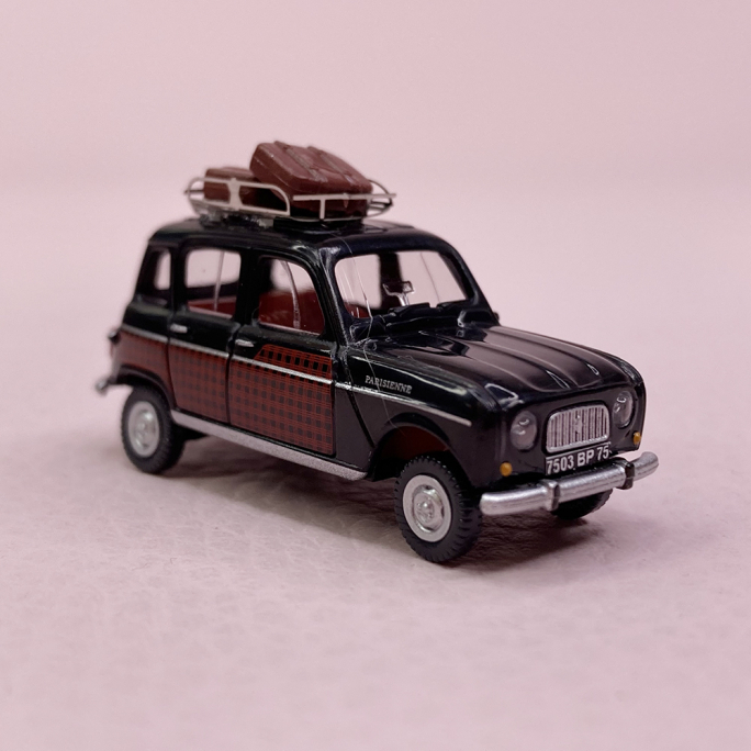 Renault 4L "Parisienne", galerie et valises - SAI 1731 - HO 1/87