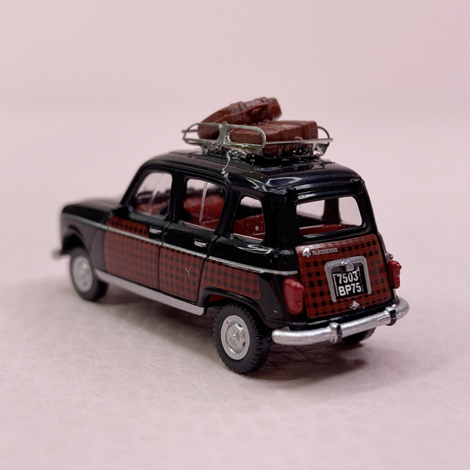 Renault 4L "Parisienne", galerie et valises - SAI 1731 - HO 1/87