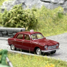 Peugeot 204 Rouge Pourpre, Taxi - SAI 6261 - HO 1/87