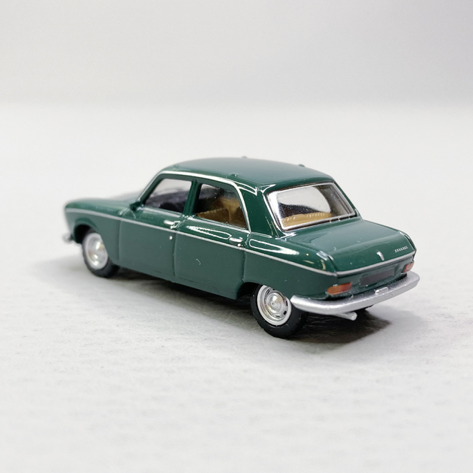 Peugeot 204 Vert Antique - SAI 6255 - HO 1/87