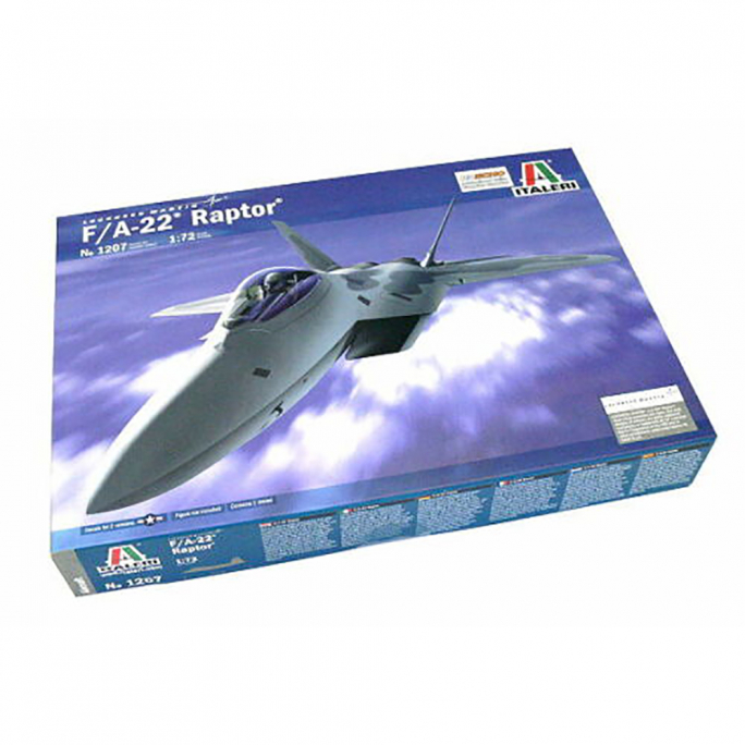 Avion F/A-22 Raptor Lockneed Martin - 1/72 - ITALERI 1207