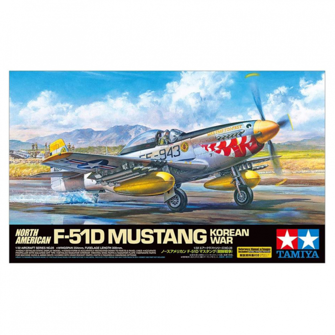 Avion F-51D Mustang guerre de Corée - 1/32 - TAMIYA 60328