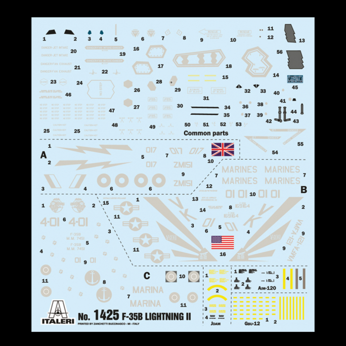 Avion F-35 B Lightning II - 1/72 - ITALERI 1425