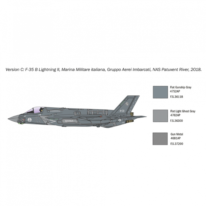 Avion F-35 B Lightning II - 1/72 - ITALERI 1425