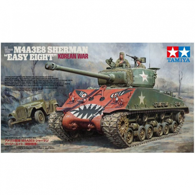 Tank US M4A3E8 Sherman - 1/35 - TAMIYA 35359