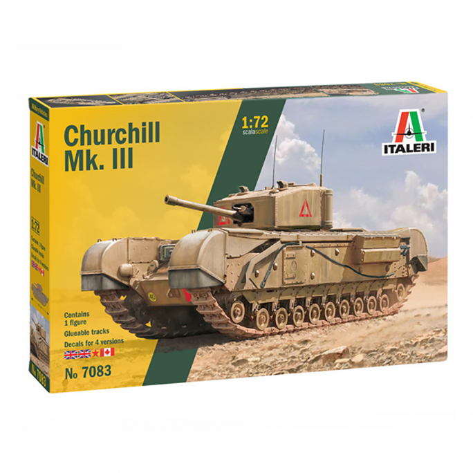 Tank Churchill Mk. III  -1/72-  ITALERI 7083