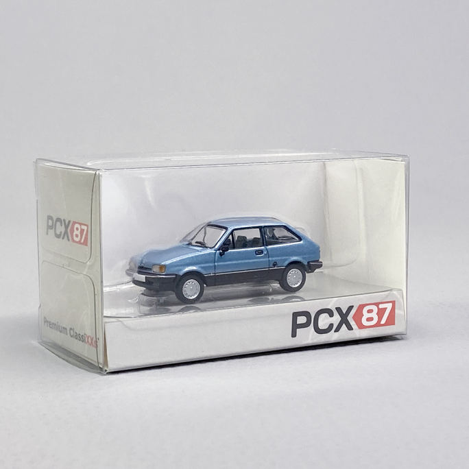 Ford Fiesta Mk 2, Bleu clair métallisé - PCX870279 - HO 1/87