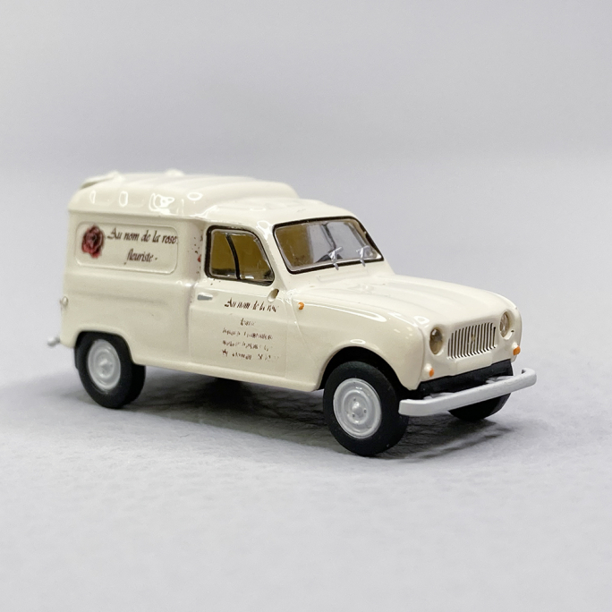 Renault 4L fourgonnette Fleuriste "Au Nom de la Rose" - BREKINA 14759 - HO 1/87