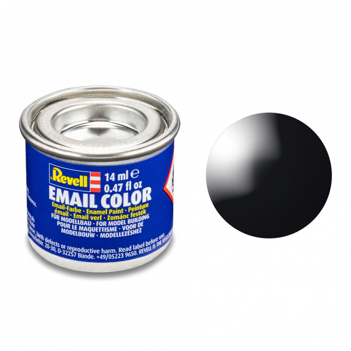 Noir brillant, 14ml Email Color - REVELL 32107