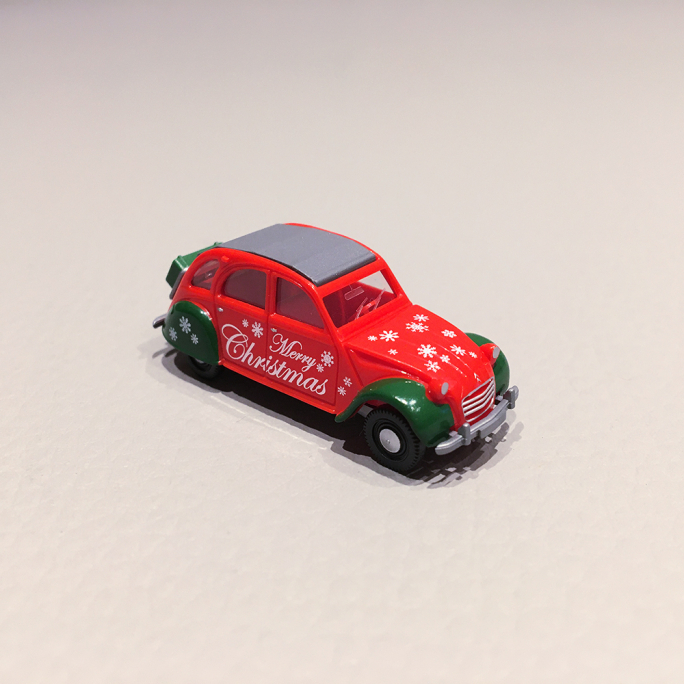 Citroën 2CV, Noël "Merry Christmas"- WIKING 80915 - HO 1/87