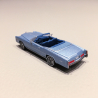 Cadillac Eldorado 1976, Convertible, Bleu métal - BREKINA 19753 - HO 1/87