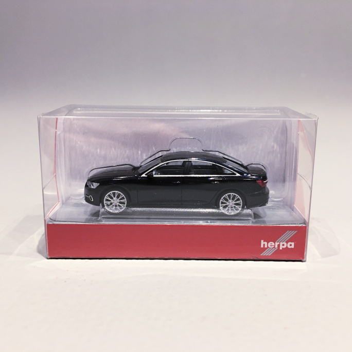 Audi A6 Berline, Bleu Nuit Métallisé - HERPA 430630003 - 1/87