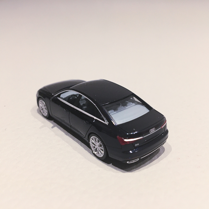 Audi A6 Berline, Bleu Nuit Métallisé - HERPA 430630003 - 1/87