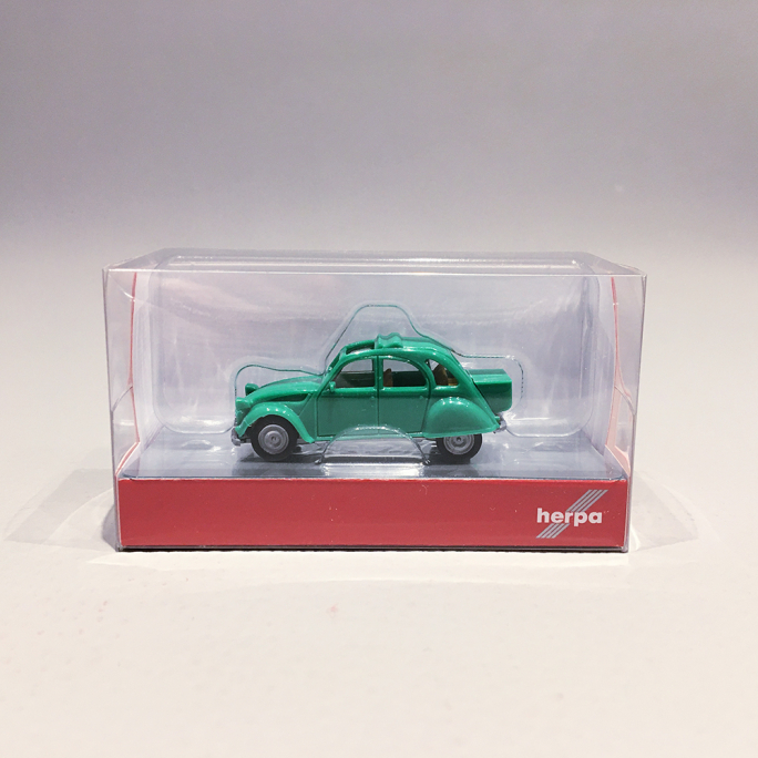 Citroën 2CV "Malle", Verte - HERPA 27632005 - 1/87