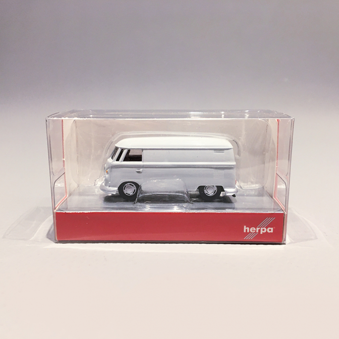 Volkswagen Combi T1 Tolé Gris Clair - HERPA 90469003 - 1/87