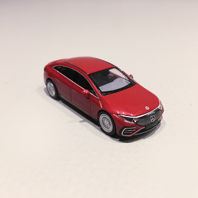 Mercedes EQ EQS Bordeaux Métallisé - HERPA 430944 - 1/87