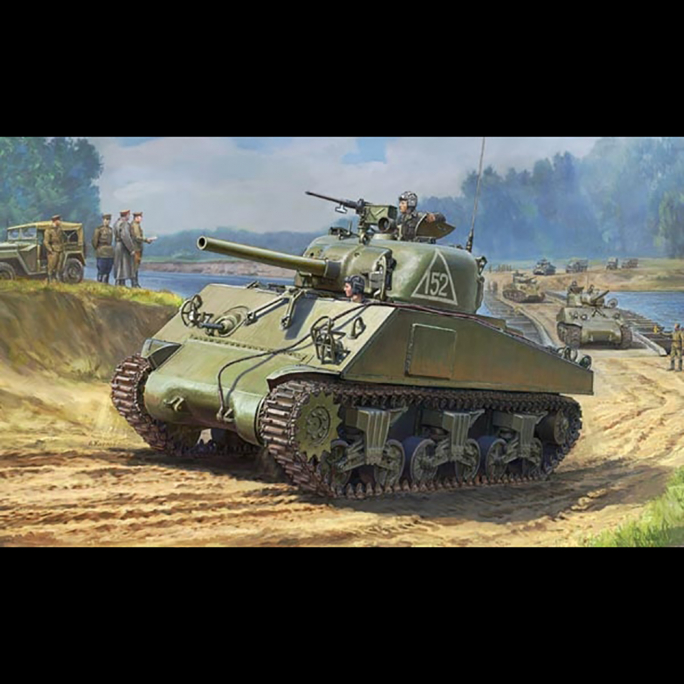 Tank M4A2 Sherman 75mm - 1/35 - ZVEZDA 3702