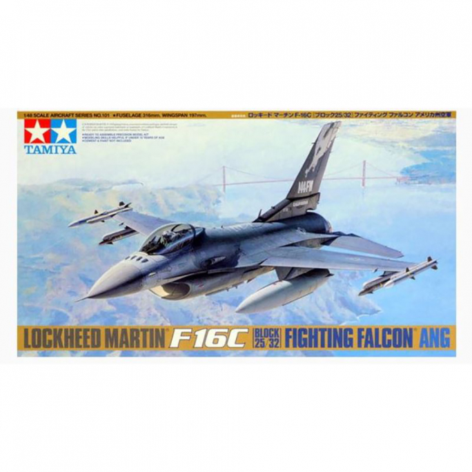 Avion F16C fighting Falcon  - 1/48 - TAMIYA 61101