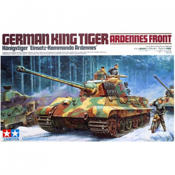 Tank King tiger Ardenne front - 1/35 - TAMIYA 35252