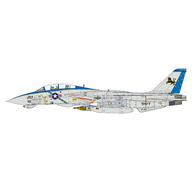 Avion F14D Tomcat Grumman  - 1/48 - TAMIYA 61118