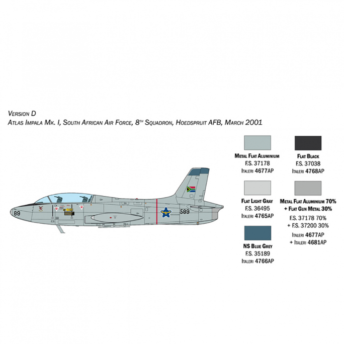 Avion MB-326 - 1/48 - ITALERI 2814