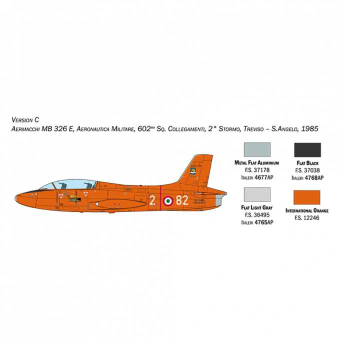 Avion MB-326 - 1/48 - ITALERI 2814