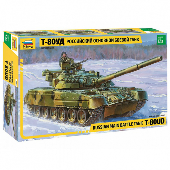 Tank Russe T-80 UD - ZVEZDA 3591 - 1/35