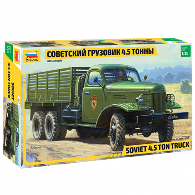 Camion Soviétique, 4.5T - ZVEZDA 3541 - 1/35